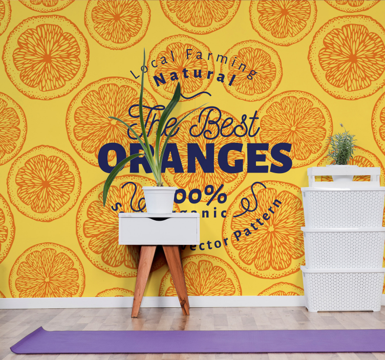 Tapisserie animaux les meilleures oranges bio - TenStickers