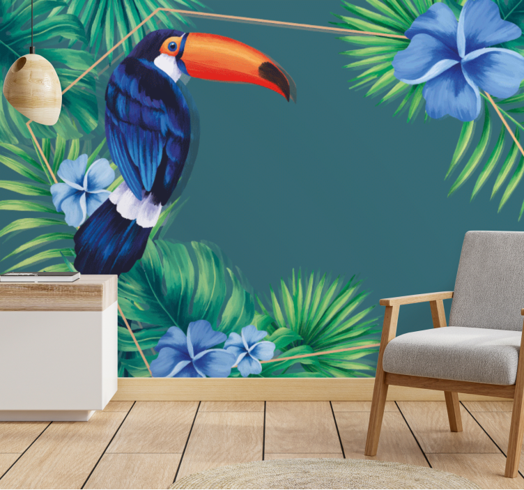 Tapisserie animaux toucan tropical - TenStickers