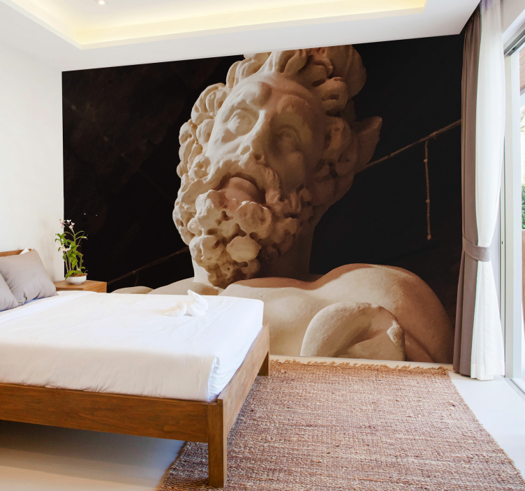 Tapisserie art classique détail de sculpture classique - TenStickers