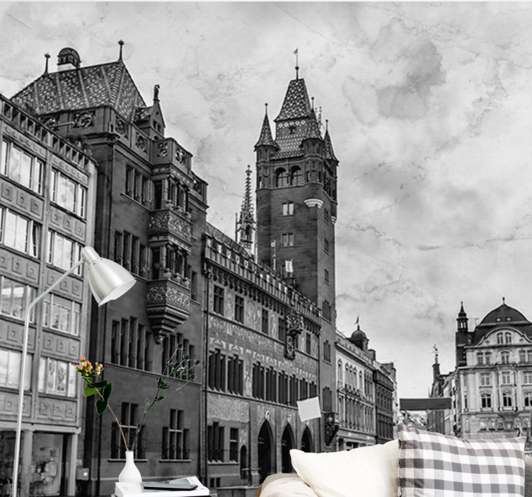 Tapisserie berlin architecture des tours historiques - TenStickers