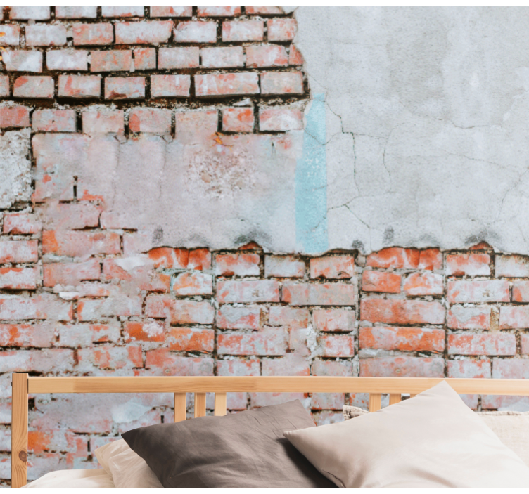 Tapisserie brique texture de brique apparente - TenStickers