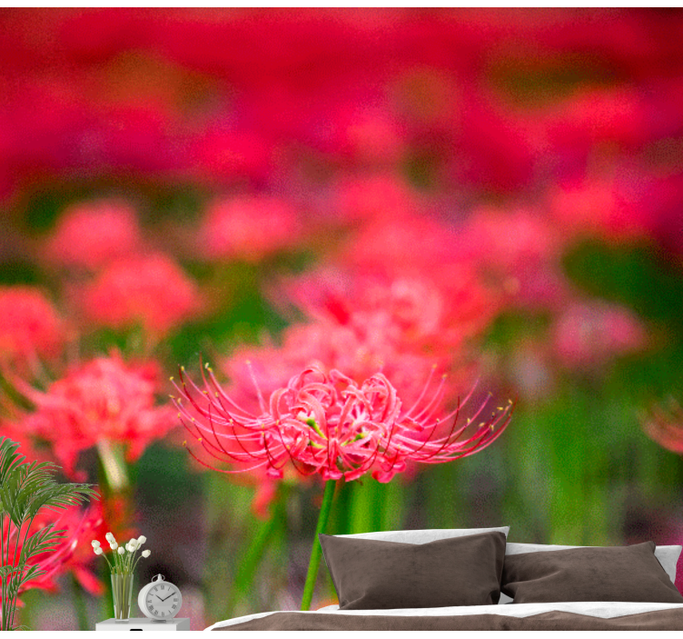 Tapisserie coquelicots fleurs écarlates vives - TenStickers