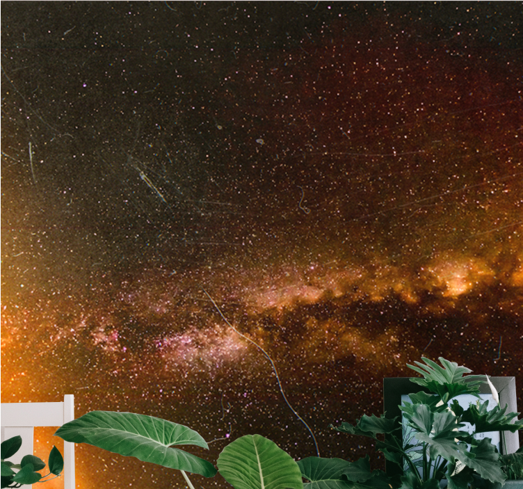 Tapisserie espace splendeur galactique - TenStickers