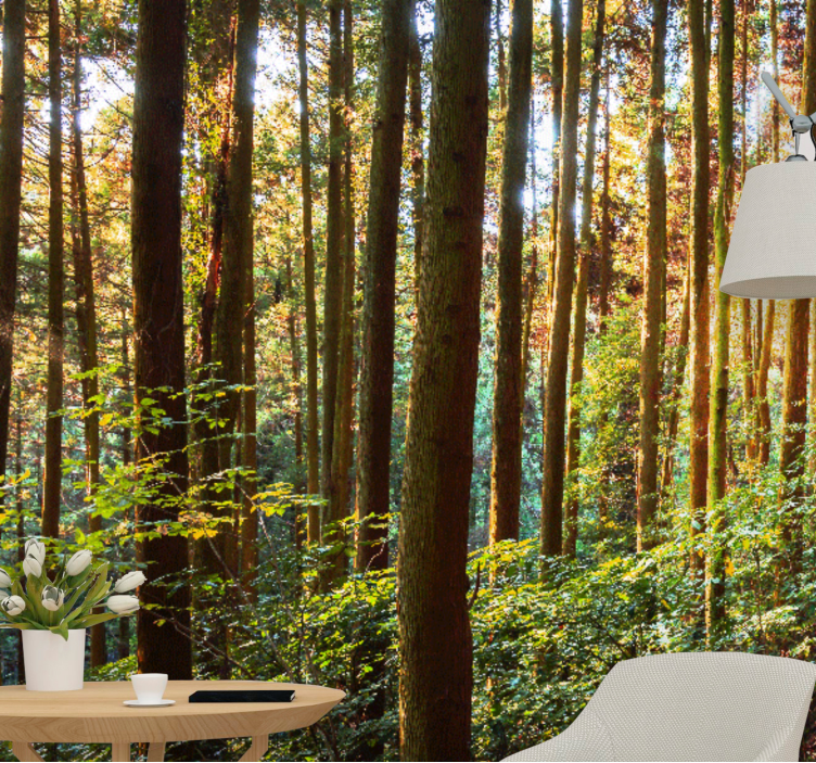 Tapisserie forêt verdoyante - TenStickers