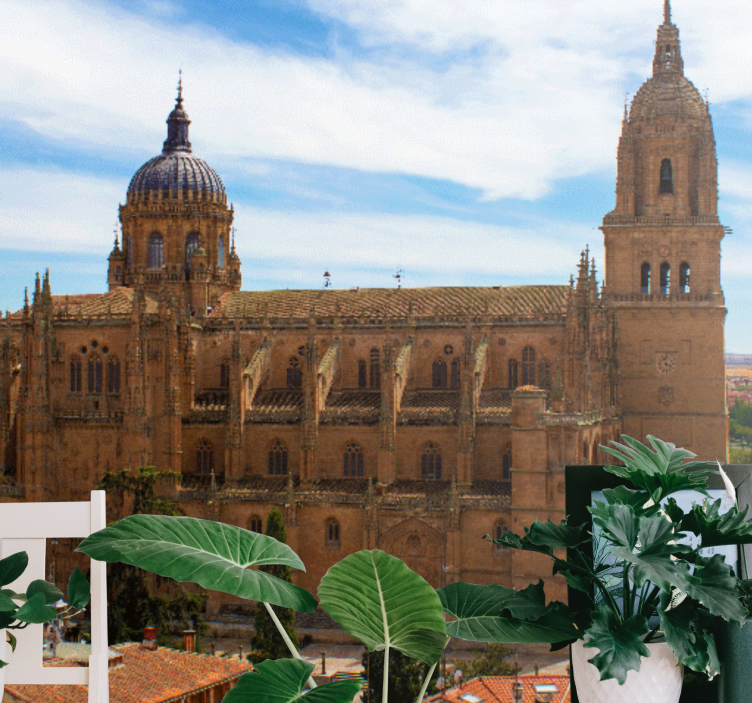 Tapisserie madrid vue historique de la cathédrale - TenStickers