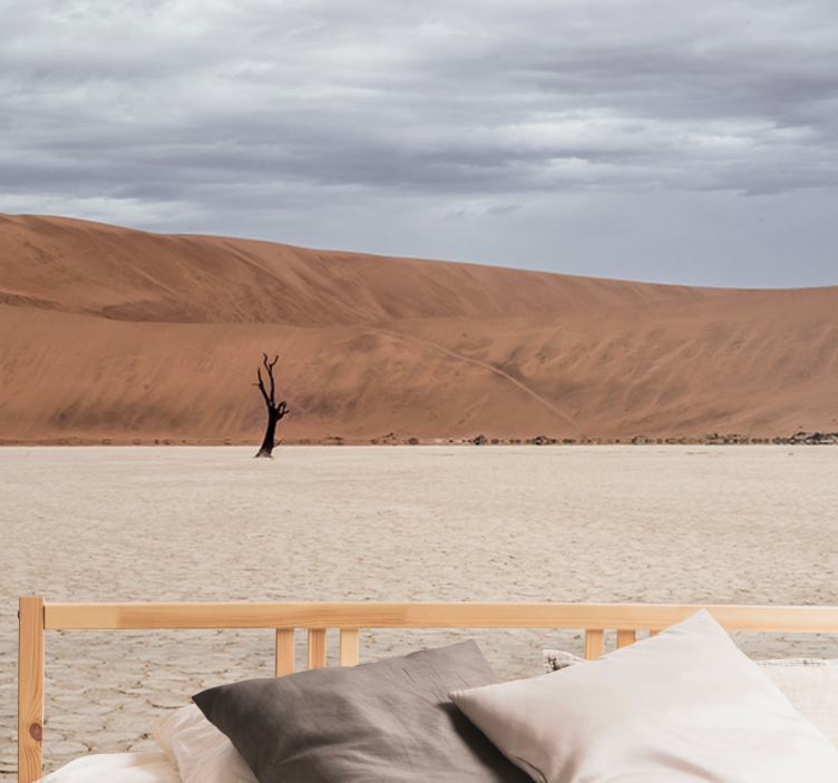 Tapisserie montagne paysage désertique - TenStickers