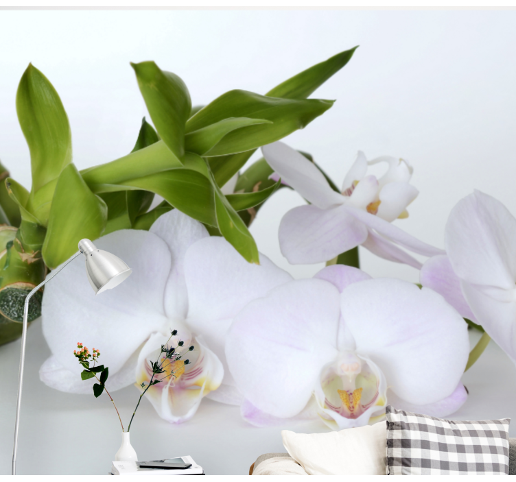 Tapisserie orchidée arrangement élégant - TenStickers