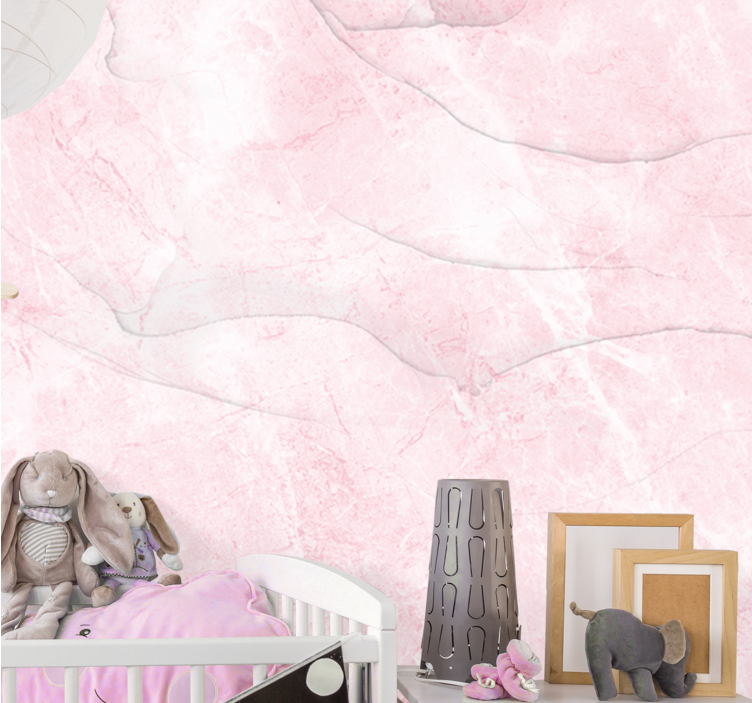 Tapisserie textures et motifs marbre rose - TenStickers