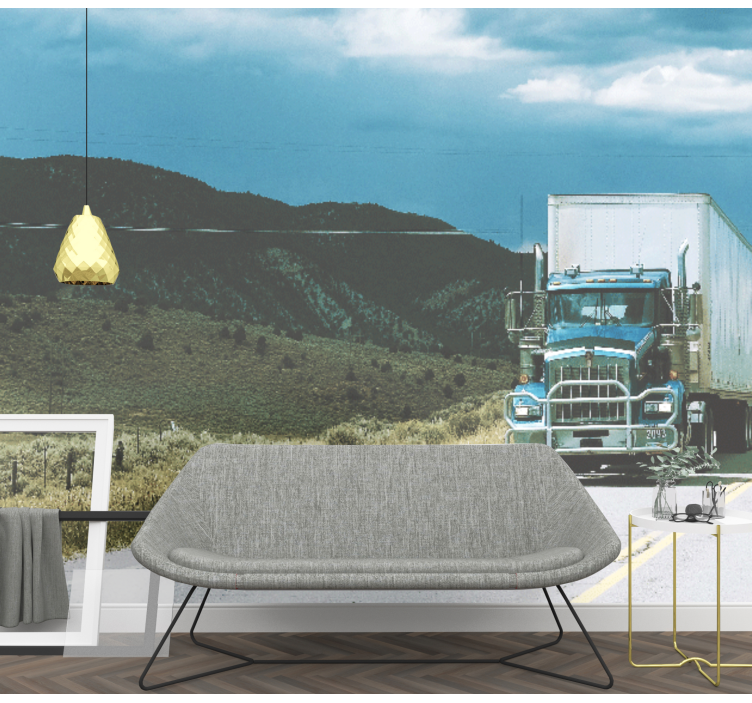 Tapisserie véhicule moteurs sur l'autoroute - TenStickers