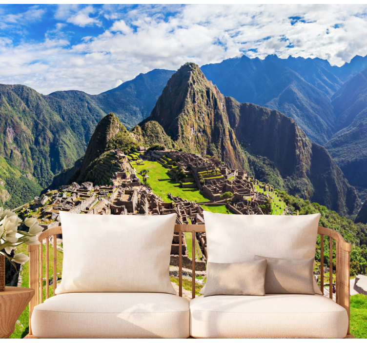 Tapisserie villes et pays paysage du machu picchu - TenStickers