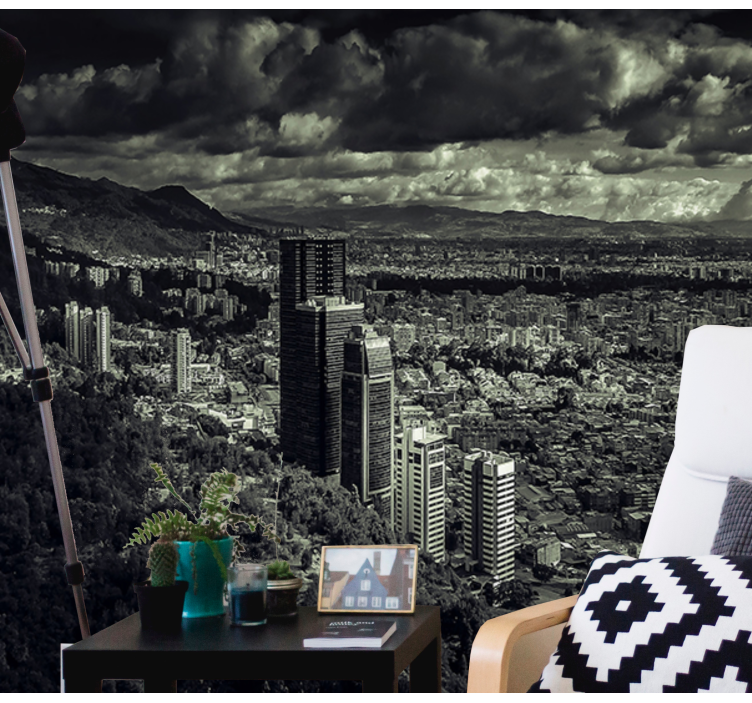 Tapisserie villes et pays paysage urbain de mountain view - TenStickers