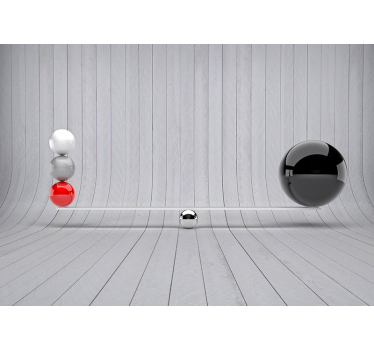 Papier peint 3D style intérieur minimaliste - TenStickers
