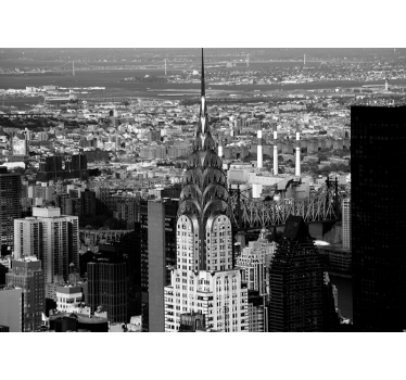 Tapisserie new york paysage urbain chic - TenStickers