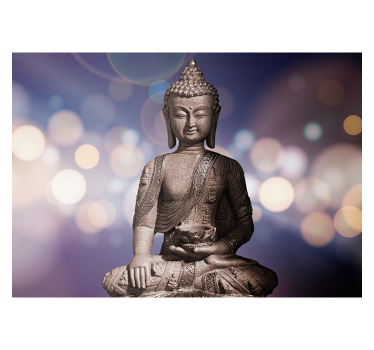 Photo murale zen Bouddha Améthyste - TenStickers