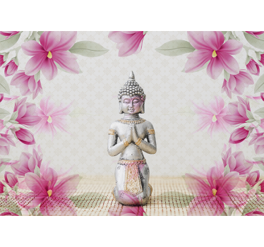Photo murale zen Bouddha et magnolia - TenStickers