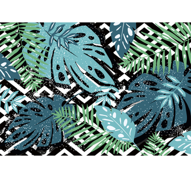 Photo murale nature Des paumes sur des diamants - TenStickers