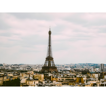 Photo murale paris Tour eiffel au milieu de - TenStickers