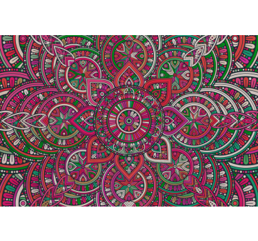 Tapisserie murale style boho mandala - TenStickers