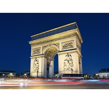 Tapisserie murale arc de triomphe paris - TenStickers