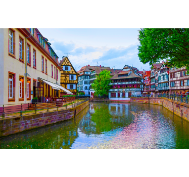 Tapisserie murale Alsace France - TenStickers