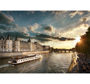 Paris trip on the seine city - TenStickers