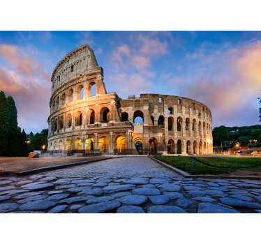 Photo murale Colisée de la ville de Rome - TenStickers