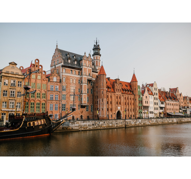 Tapisserie autres villes et de pays gdańsk - TenStickers