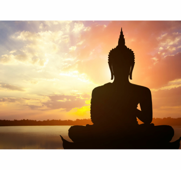 Photo murale Bouddha Fond de ciel de figure de bouddha - TenStickers