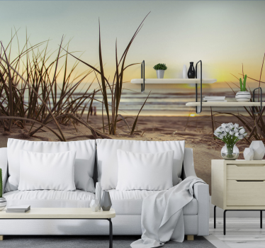 Papier peint mural Coucher de soleil et plage - TenStickers