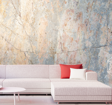 Papier peint mural effet texture Design Marbre blush - TenStickers