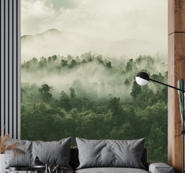Papier peint mural foret Arbres énormes - TenStickers