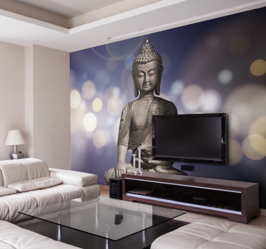 Photo murale zen Bouddha Améthyste - TenStickers