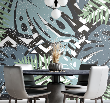 Photo murale nature Des paumes sur des diamants - TenStickers