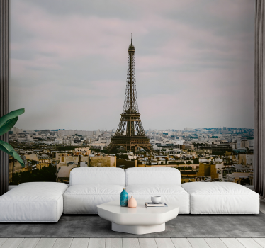 Photo murale paris Tour eiffel au milieu de - TenStickers