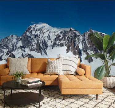 Papier peint paysage du Mont-Blanc - TenStickers