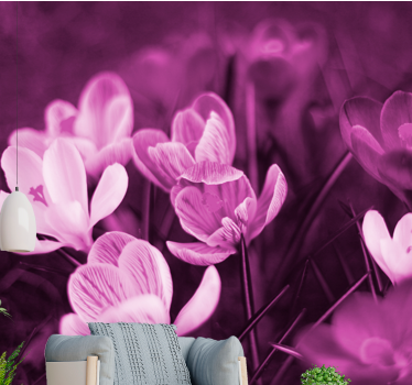 Tapisserie coquelicots fleuraison florale délicate - TenStickers