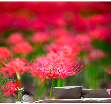 Tapisserie coquelicots fleurs écarlates vives - TenStickers