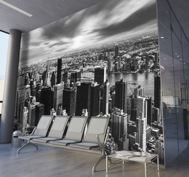 Tapisserie new york panorama urbain - TenStickers