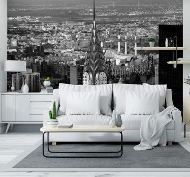 Tapisserie new york paysage urbain chic - TenStickers