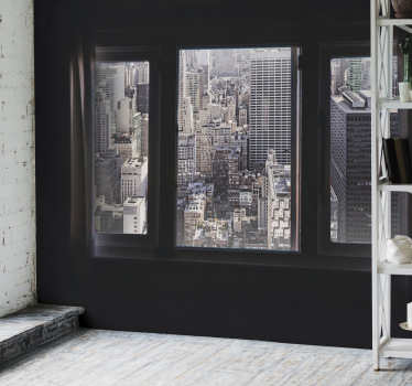 Papier peint New York vue sur la ville urbaine - TenStickers