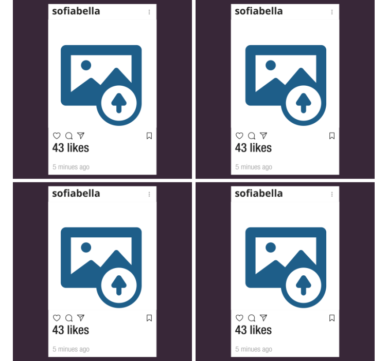 Dessous de verre personnalisable Instagram - TenStickers