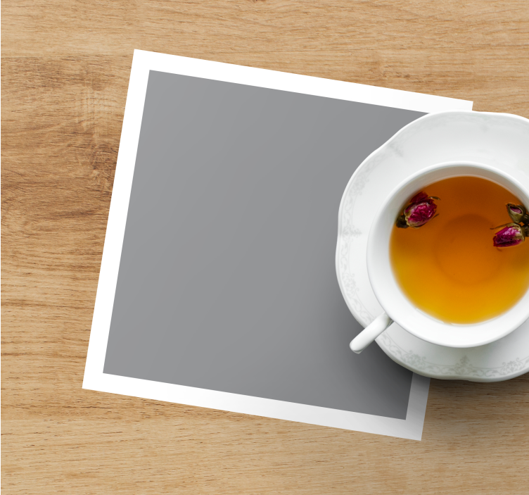 Dessous de verre geek arrangement de thé élégant - TenStickers