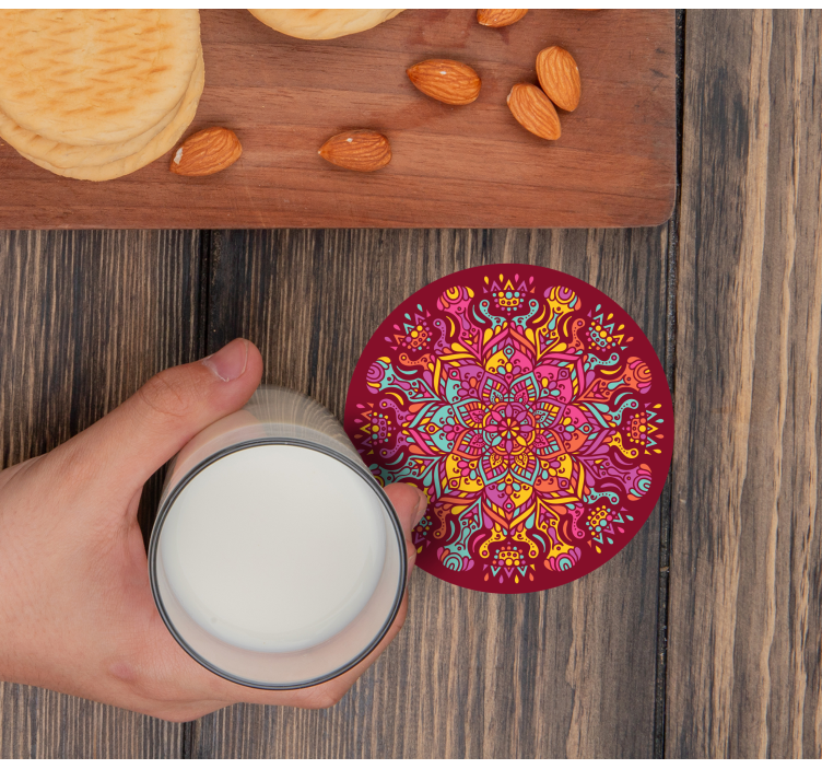 Dessous de verre geek imprimé botanique vivant - TenStickers