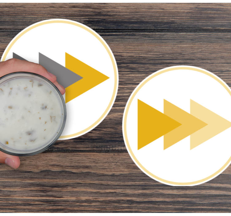 Dessous de verre geek motif flèches directionnelles - TenStickers