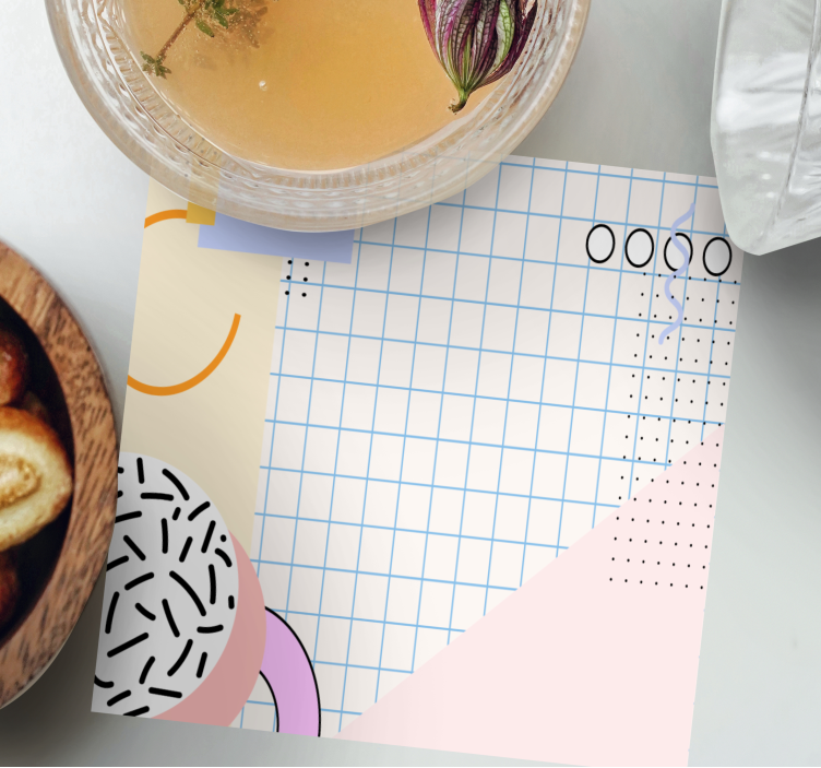 Dessous de verre moderne motif géométrique - TenStickers