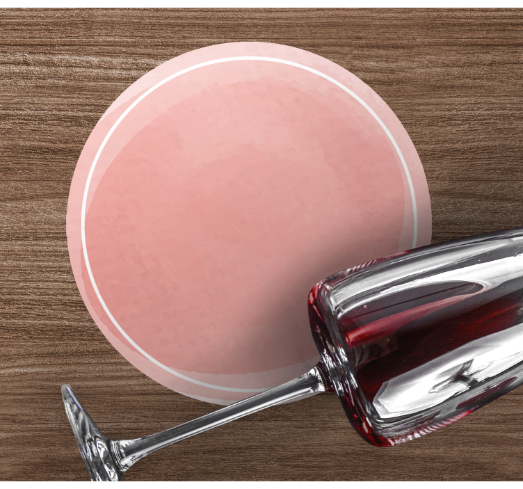 Dessous de verre moderne surface circulaire élégante - TenStickers