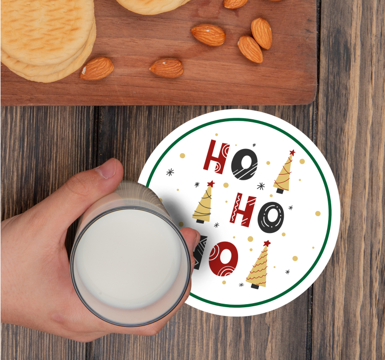 Dessous de verre noël arbres de noël festifs - TenStickers