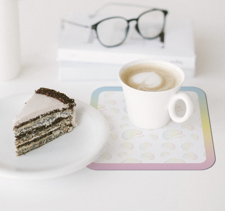 Dessous de verre personnalisable motif méduses colorées - TenStickers