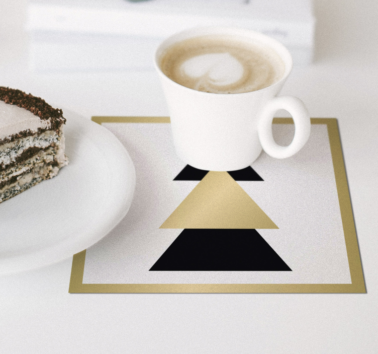 dessous de verre noel Modèle d'arbre élégant  - TenStickers