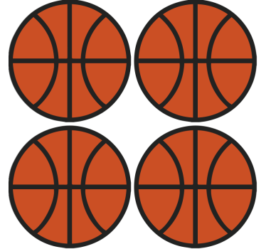dessous de verre tres moderne Basketball - TenStickers